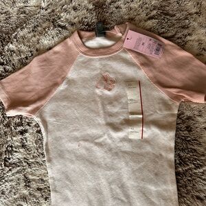 Pink and Cream Shirt wild fable with aero shorts